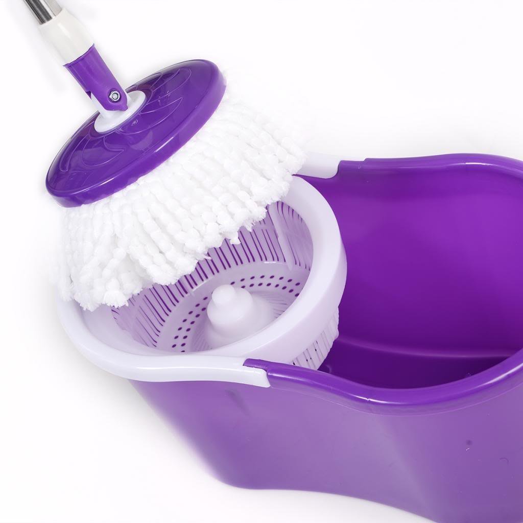 Magic Mop For Wash Floor Cleaner Cleaning Flat Spin Bucket House  360°Rotation