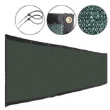 Fabric Mesh Fence Windscreen Privacy Screen W/ Brass Grommets 6'x50' Green