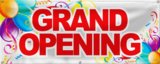 Best Deal Depot Grand Opening Banner Sign Store Signs Flag 2'x5' Color Bar And Balloon