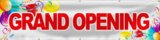 Best Deal Depot Grand Opening Banner Sign Store Signs Flag 2'x8' Color Bar And Balloon