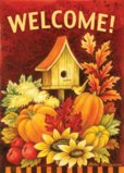 Toland Home Garden Fall Birdhouse Garden Flag 118272