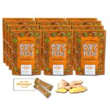 Barefood 100% Natural Chewy Ginger Candy Orange Ginger 12 Packs of 1.25oz