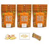 Barefood 100% Natural Chewy Ginger Candy Orange Ginger 12 Packs of 5oz
