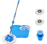 Best Deal Depot PRO 360 Rotating Spin Magic Mop Bucket No Foot Pedal Green (Blue(No Foot))