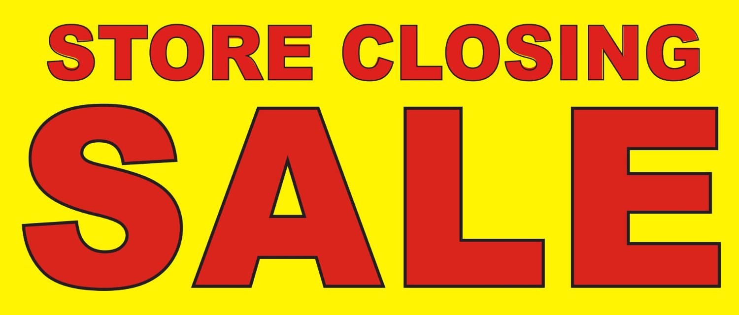 3ftX7ft STORE CLOSING SALE Banner Sign BestDealDepot