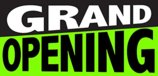 Grand Opening - Retail Store Business Sign Banner