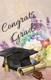 Congrats Grads! Graduation Theme Garden Flag Decorative Flag - 28