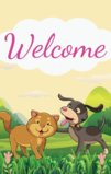 Welcome Flag With A Dog And A Cat Garden Flag Decorative Flag - 28