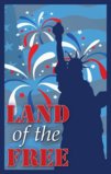 Land Of The Free With The Statue Of Liberty Garden Flag Decorative Flag - 12.5
