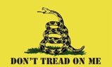 BestDealDepot Don't Tread On Me flag car bumper sticker decal 5