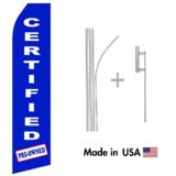 Certified Pre-Owned Econo Flag | 16ft Aluminum Advertising Swooper Flag Kit with Hardware