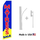 Mattress Sale Econo Flag | 16ft Aluminum Advertising Swooper Flag Kit with Hardware
