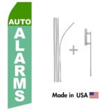 Auto Alarms Econo Flag | 16ft Aluminum Advertising Swooper Flag Kit with Hardware