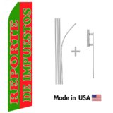 Reporte De Impuestos Econo Flag | 16ft Aluminum Advertising Swooper Flag Kit with Hardware