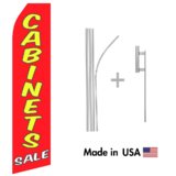 Cabinets Sale Econo Flag | 16ft Aluminum Advertising Swooper Flag Kit with Hardware