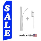 Sale Econo Flag | 16ft Aluminum Advertising Swooper Flag Kit with Hardware