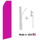 Solid Magenta Econo Stock Flag