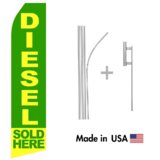 Diesel Here Econo Stock Flag