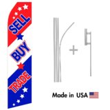 Sell Buy Trade Econo Stock Flag