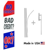 No Credit OK Econo Stock Flag