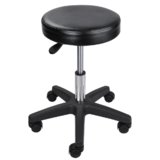 Hydraulic Tattoo Salon Stool Massage Facial Spa Beauty Chair - Black